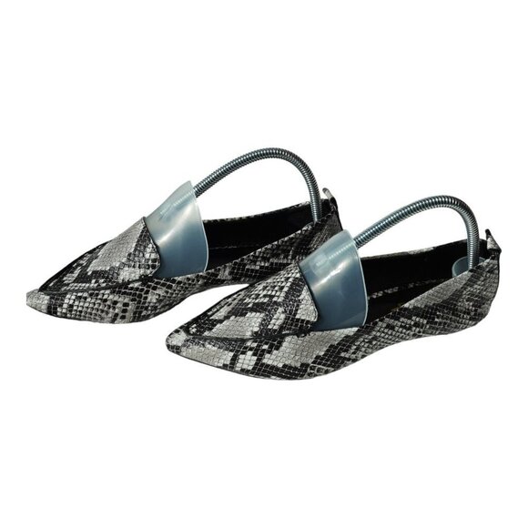 EUC Lulu’s Emmy Natural‎ Snake Pointed Loafers Sz 7.5 - Picture 1 of 7